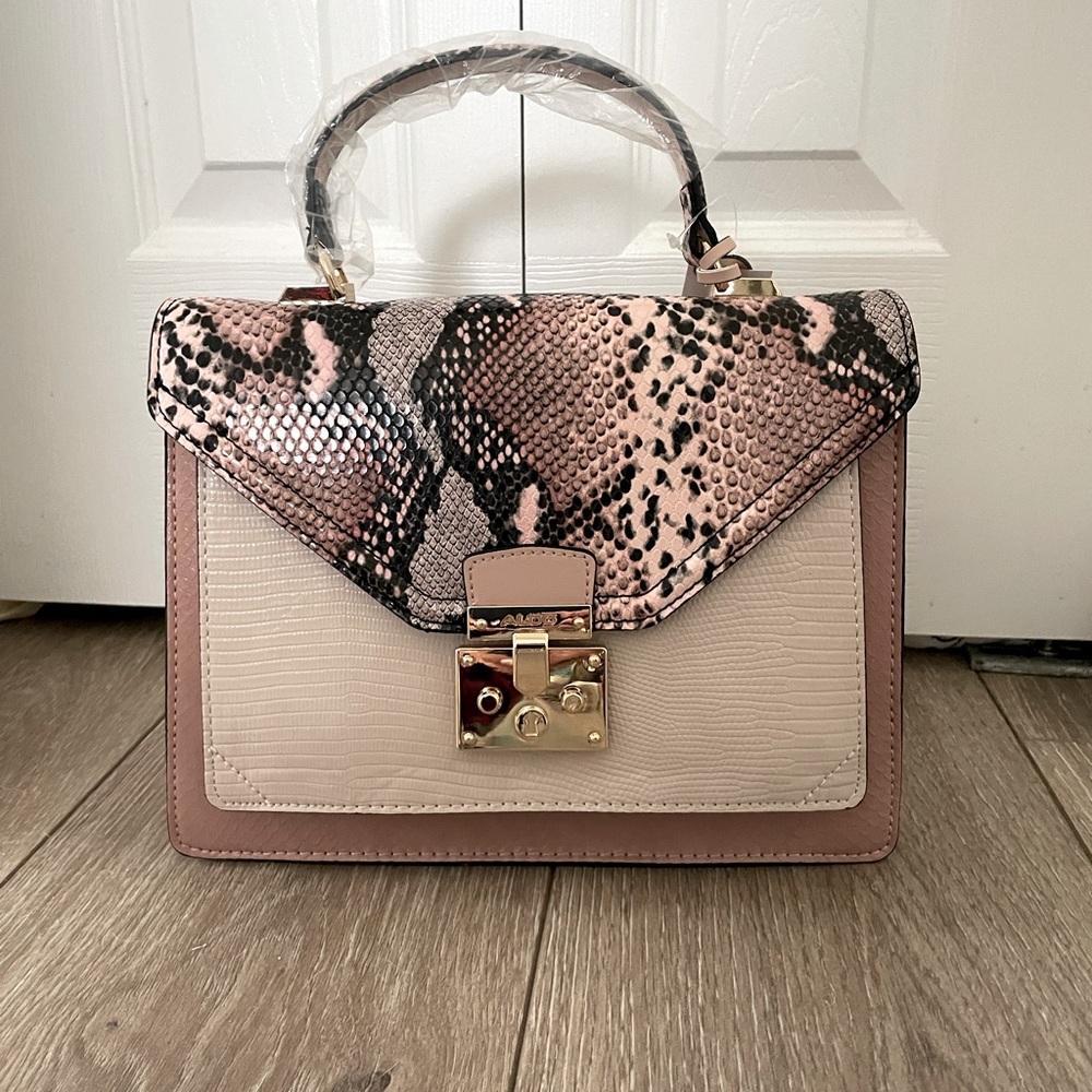 ALDO Clairleiaa (Clairlea) Embossed Satchel